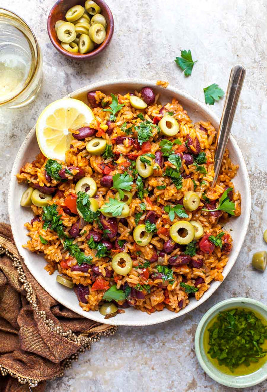 Mediterranean Rice & Beans